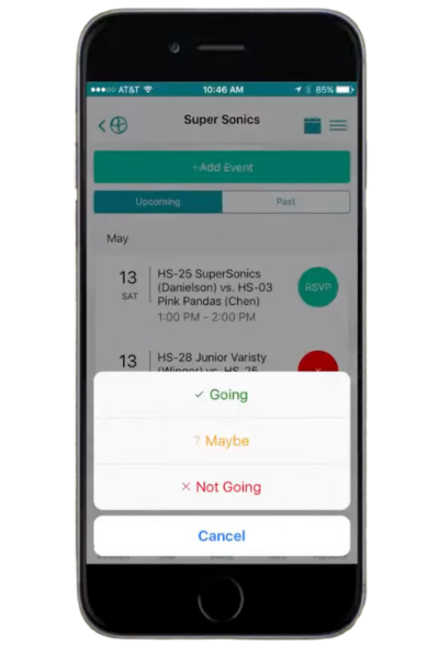 QuickClub event management app